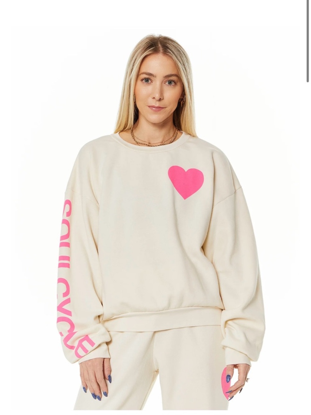 SoulCycle x Aviator Nation Relaxed Crew Sweatshirt